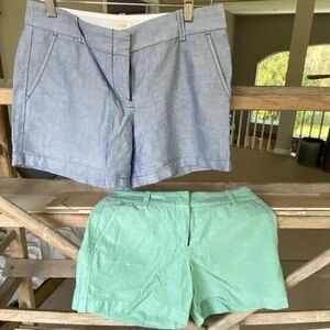 JCrew 2 pairs of shorts